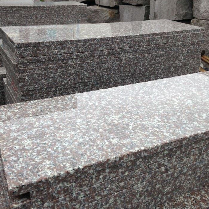 white red granite